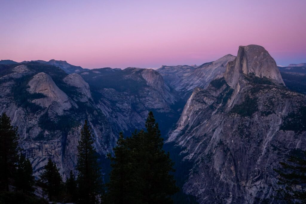 Yosemite sunset.